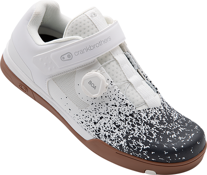 CRANKBROTHERS Mallet BOA® Clip-In Shoes - Black/White Splatter - US 14 MAB11020S-14.0