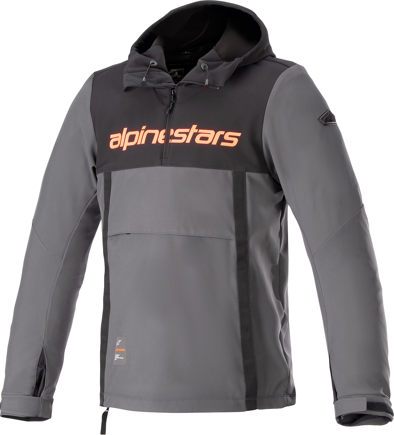 ALPINESTARS Sherpa Jacket - Black/Gray - 3XL 4208123-1134-3X