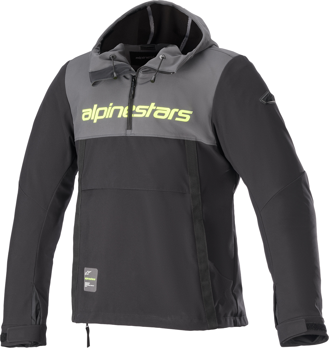 ALPINESTARS Sherpa Jacket - Black/Gray/Yellow - 4XL 4208123-9151-4X