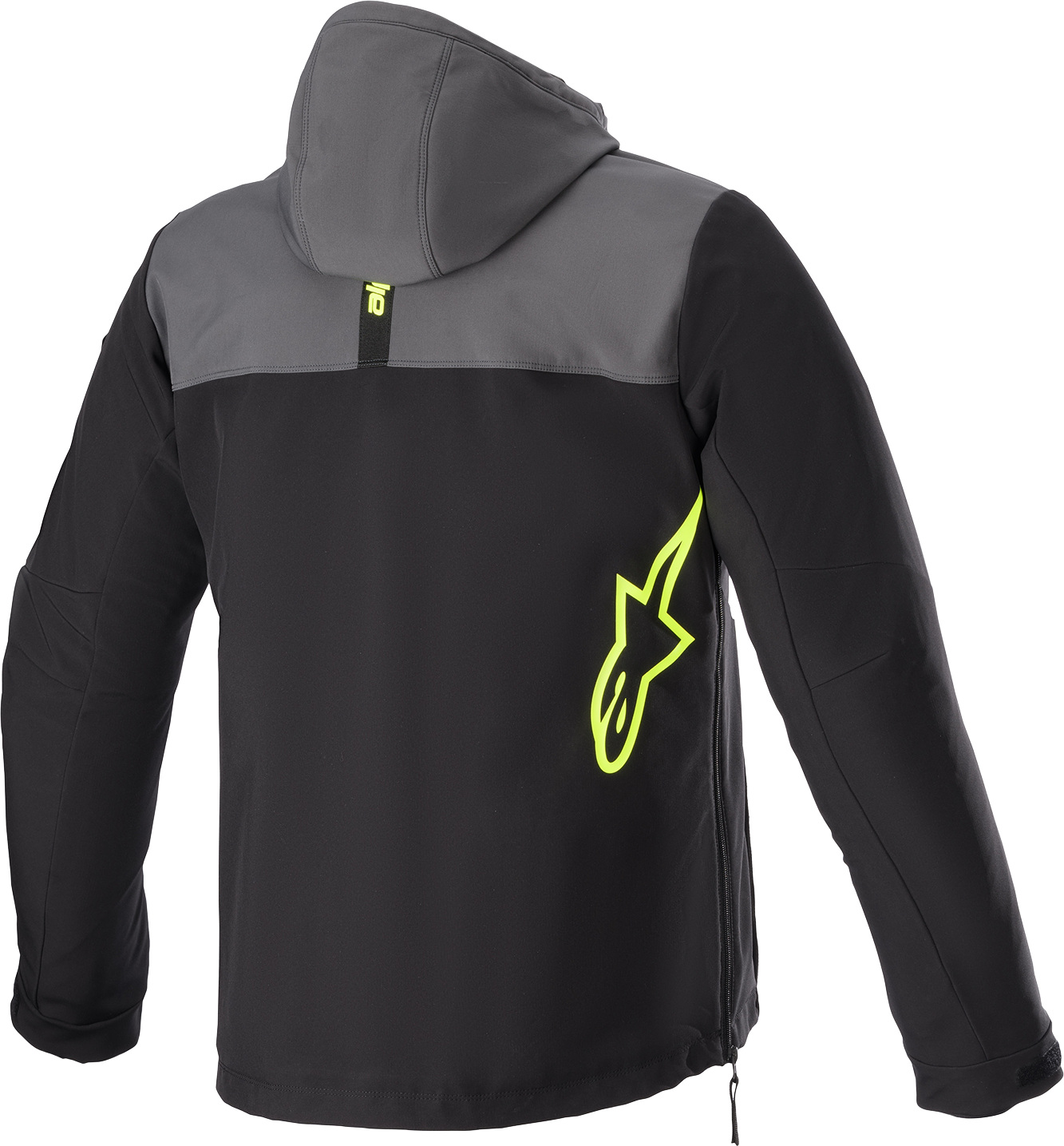 ALPINESTARS Sherpa Jacket - Black/Gray/Yellow - 4XL 4208123-9151-4X