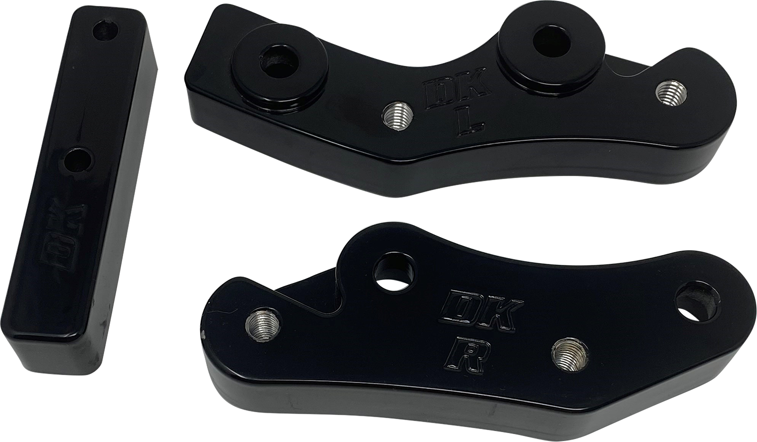 DK CUSTOM PRODUCTS Floorboard Relocators - Black - FL DKSFTM8-FLB-RLO
