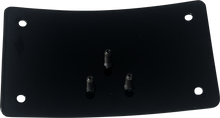 DK CUSTOM PRODUCTS License Plate Kit - Curved - Black - Harley-Davidson® DK-LPR-LP-LD