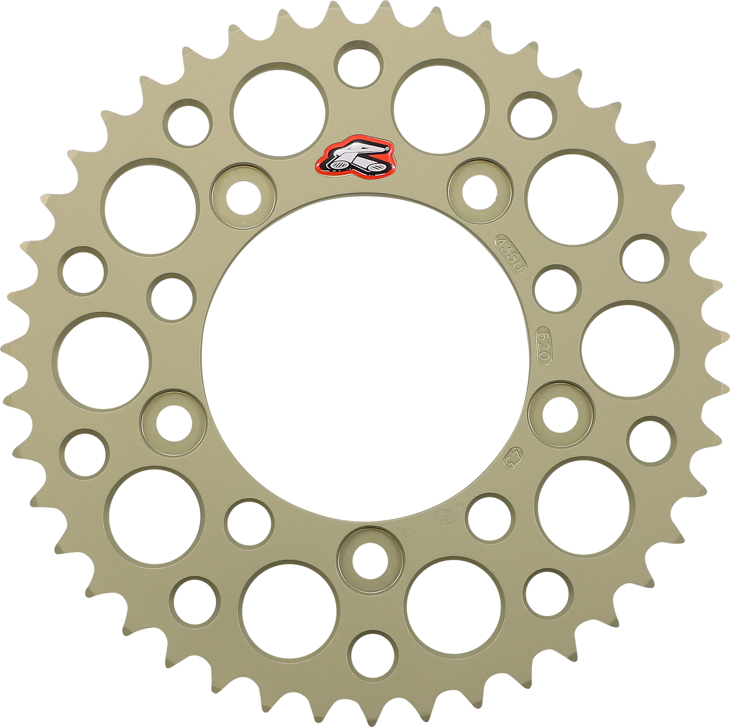 RENTHAL Rear Sprocket - Aluminum - 43 Tooth - Ducati 435U-520-43P-HA