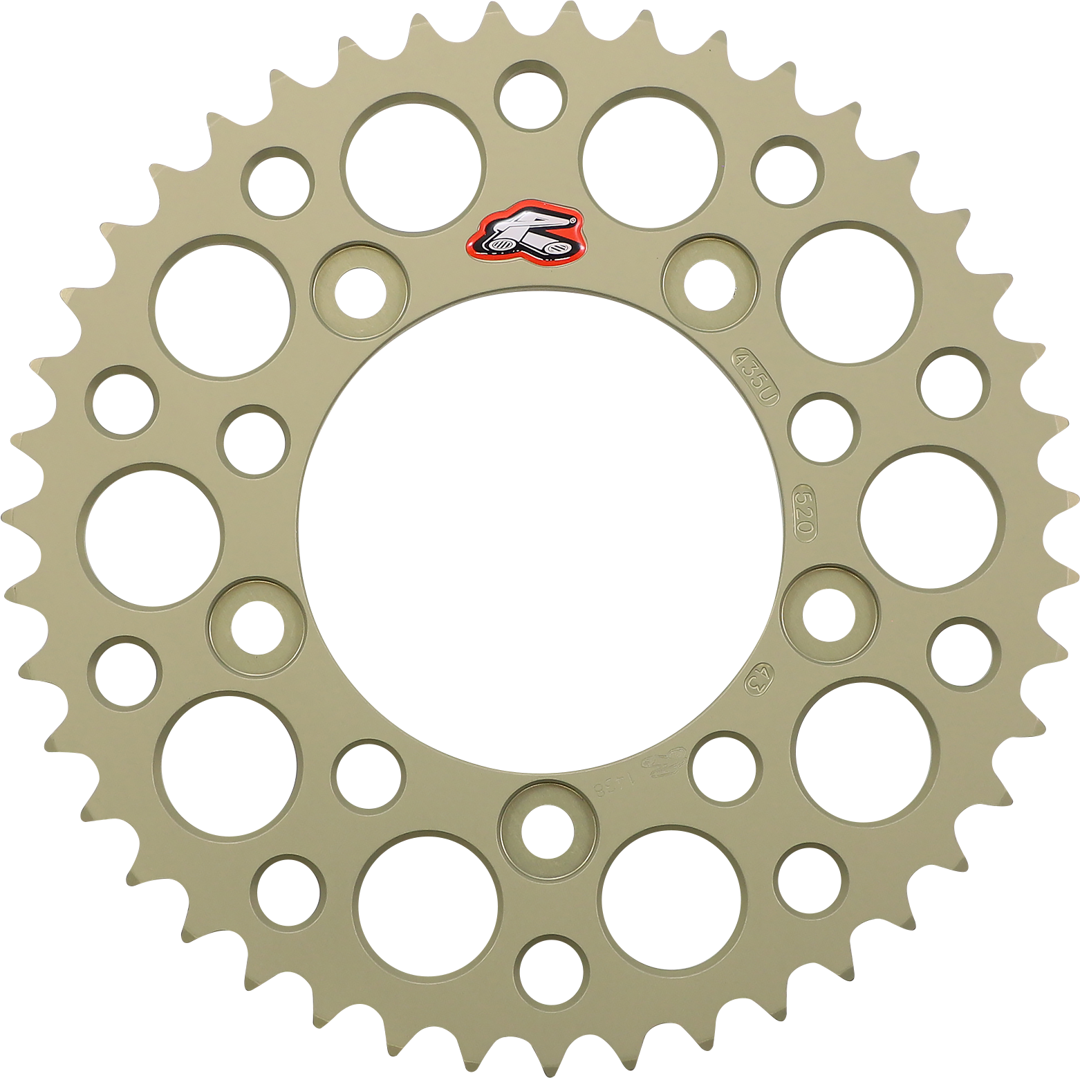 RENTHAL Rear Sprocket - Aluminum - 43 Tooth - Ducati 435U-520-43P-HA