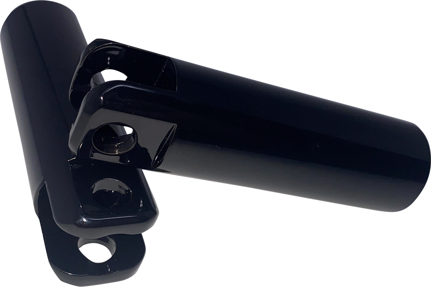 DK CUSTOM PRODUCTS Passenger Foot Peg Support Kit - Black - FL DK-M8-PP-MNT