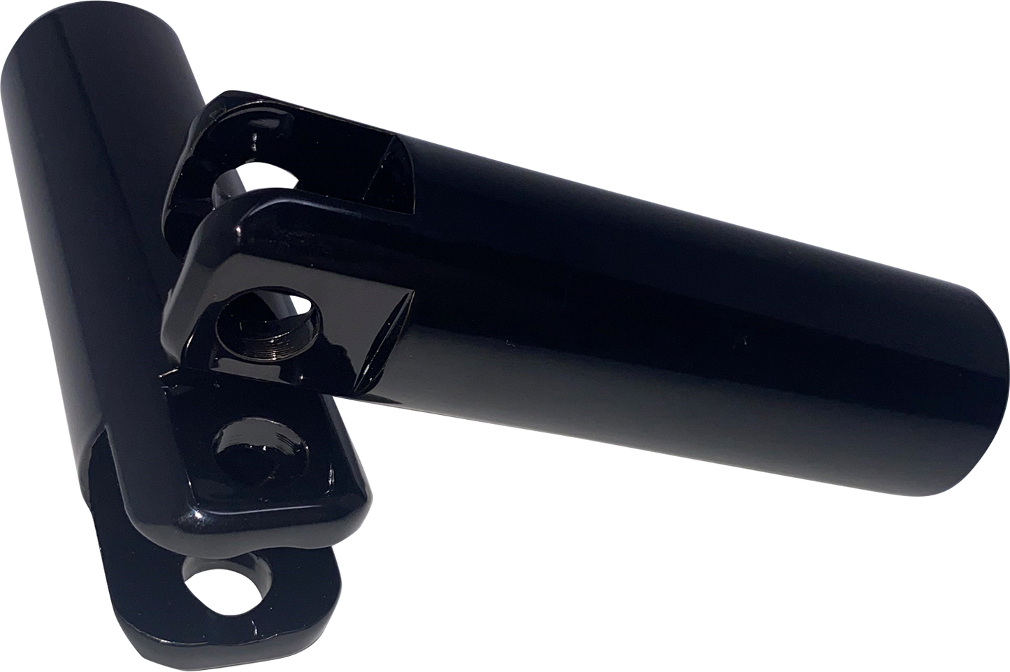DK CUSTOM PRODUCTS Passenger Foot Peg Support Kit - Black - FL DK-M8-PP-MNT