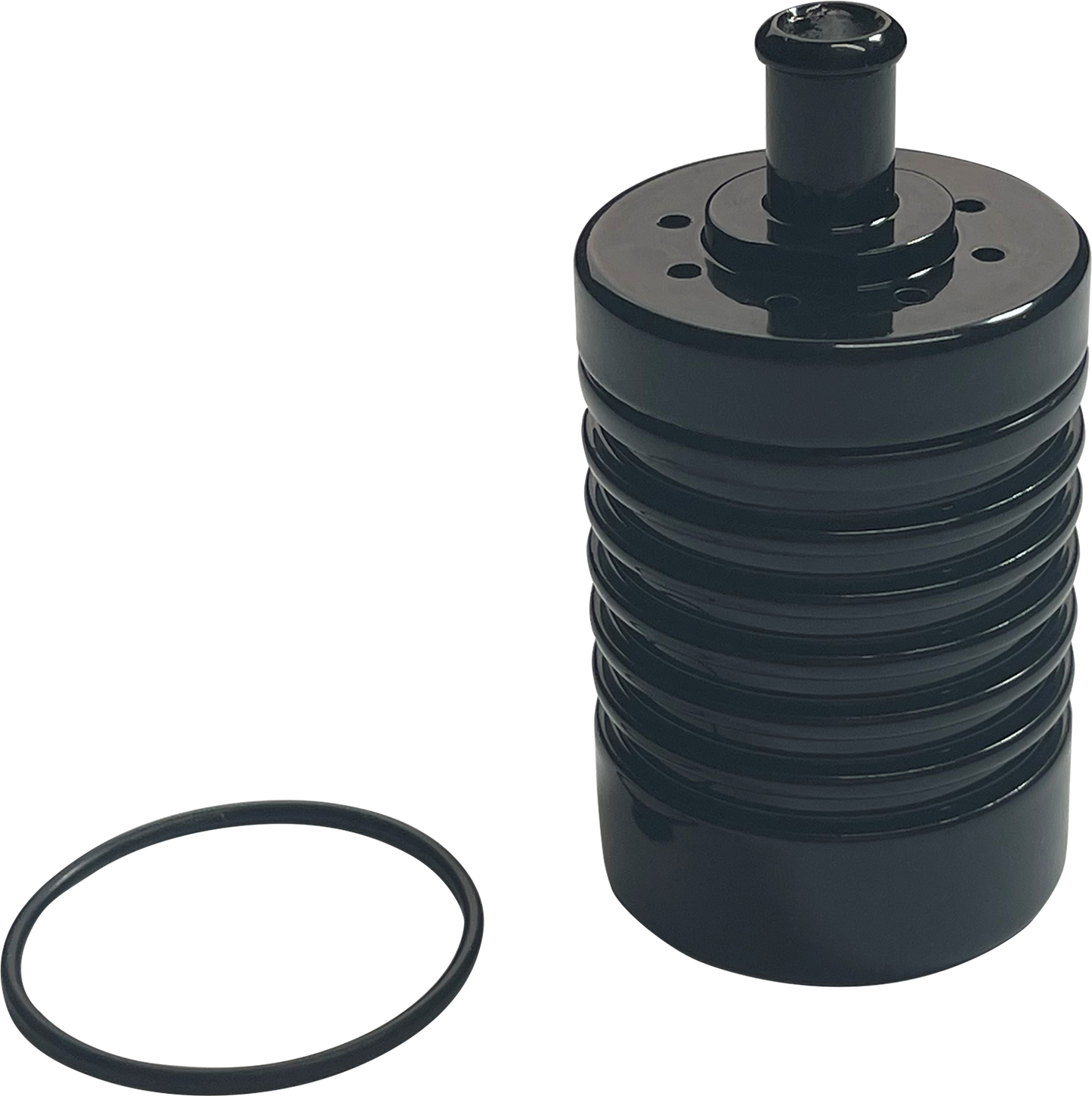 DK CUSTOM PRODUCTS Catch Can for External Breather System - Black DK-4ST-CC-BLK