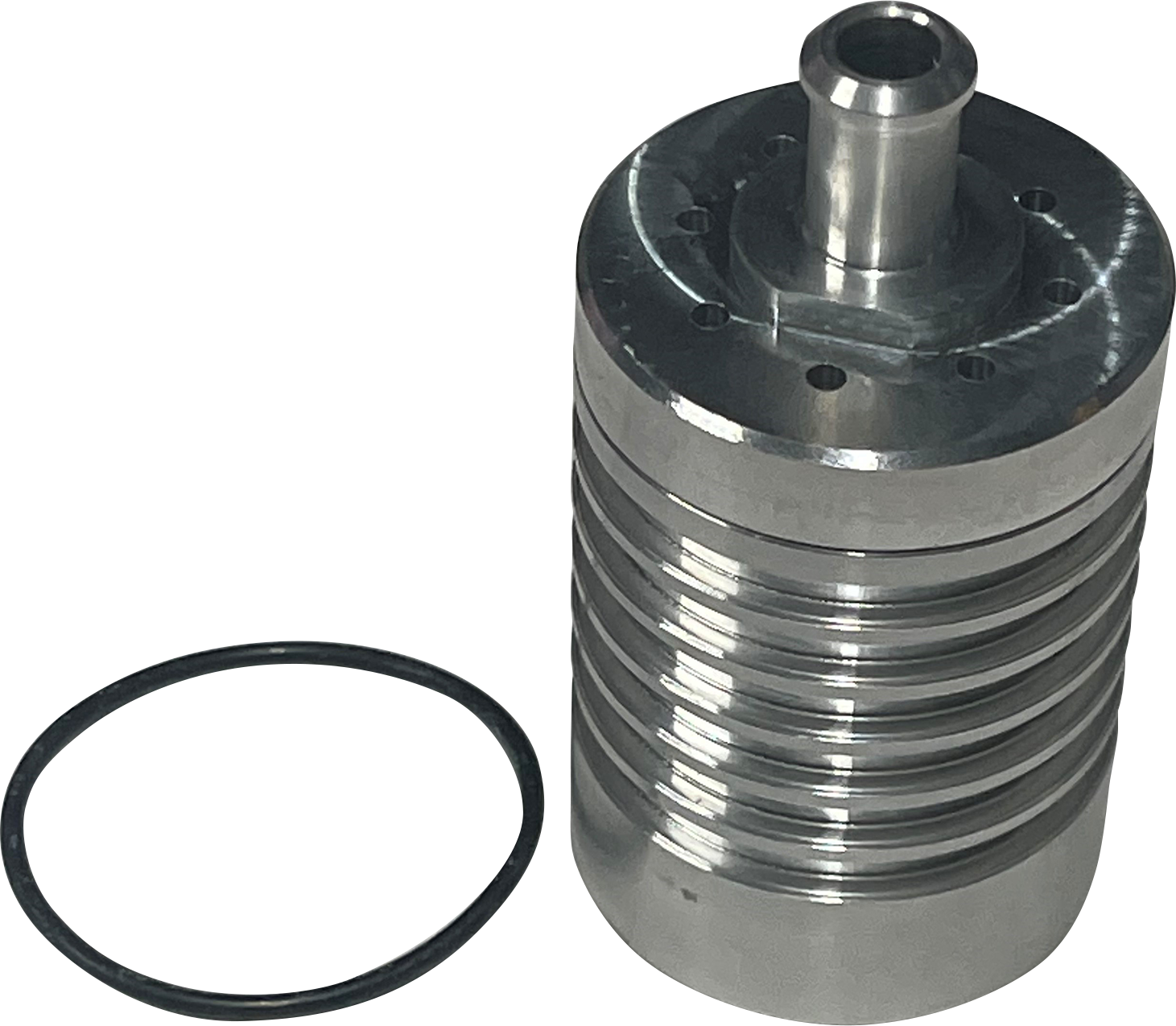 DK CUSTOM PRODUCTS Catch Can for External Breather System - Raw DK-4ST-CC-MCF