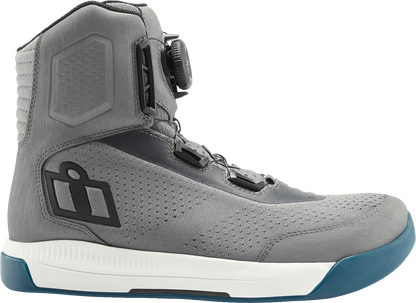 ICON Overlord™ Vented Boots - Gray - US 9.5 / EU 43.5 3403-1272