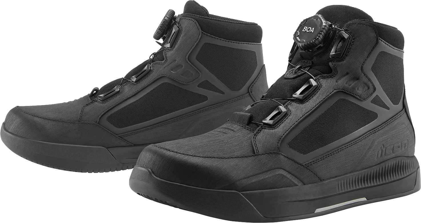 ICON Patrol 3™ Waterproof Boots - Black - Size 9 3403-1283