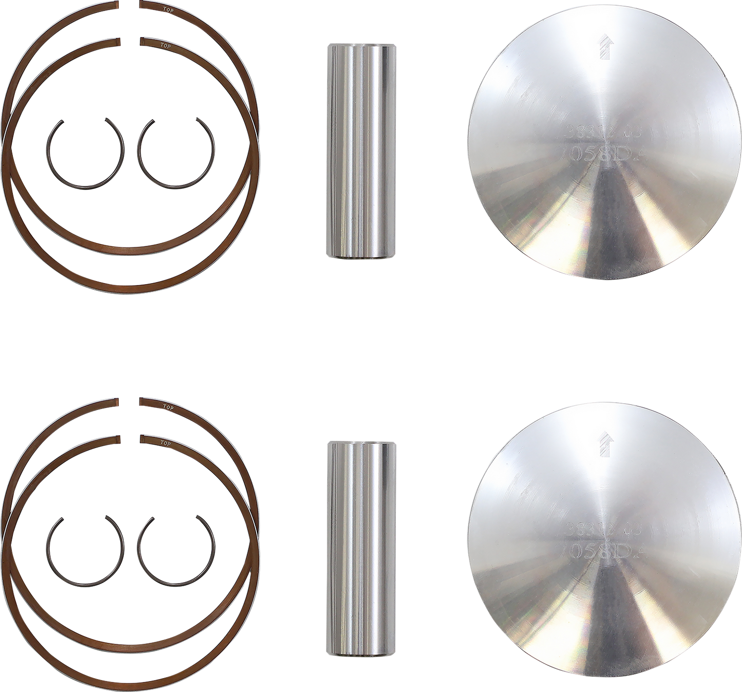 WOSSNER Piston Kit - 72.88 mm - Yamaha K7058DA-2