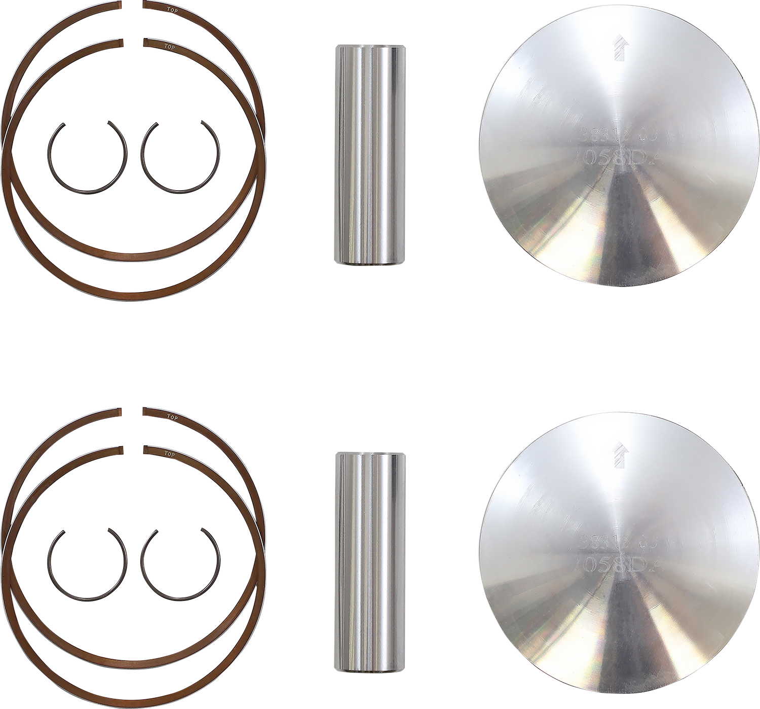 WOSSNER Piston Kit - 72.88 mm - Yamaha K7058DA-2