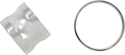 COVINGTONS Axle Spacers - Smooth - Chrome - with ABS - Pair C0008-C