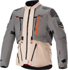 ALPINESTARS AMT-10R Drystar® XF Jacket - Fur Gray/Pale Brown/Spicy Orange - 2XL 3209623-9684-2X