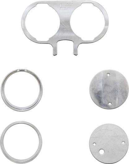 SLYFOX Gauge Mount - Dual - Unfinished - Dyna TM-SLY25