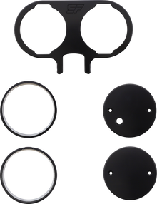 SLYFOX Gauge Mount - Dual - Black - Dyna TM-SLY26