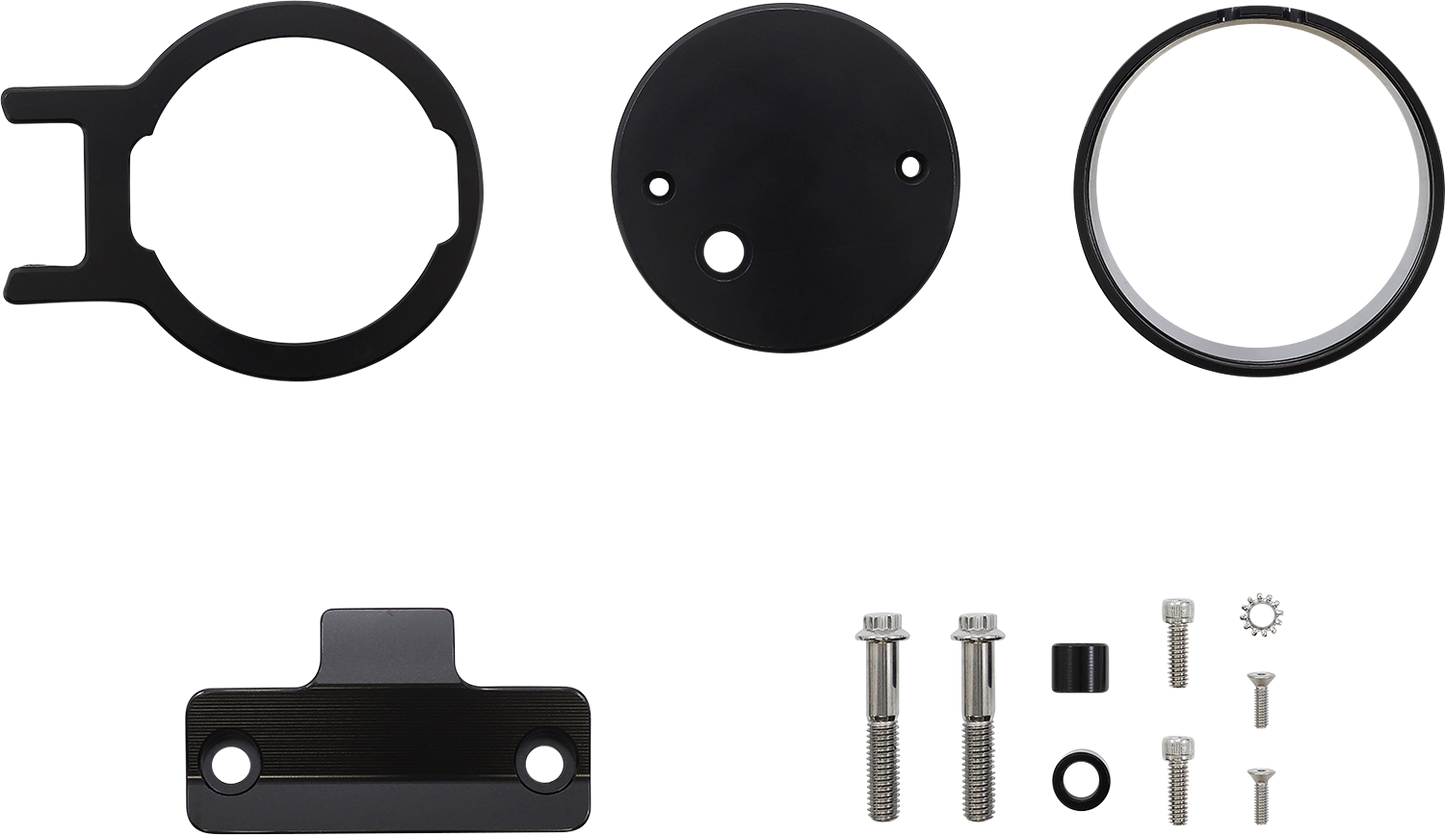 SLYFOX Gauge Mount - Single - Black - Dyna TM-SLY28