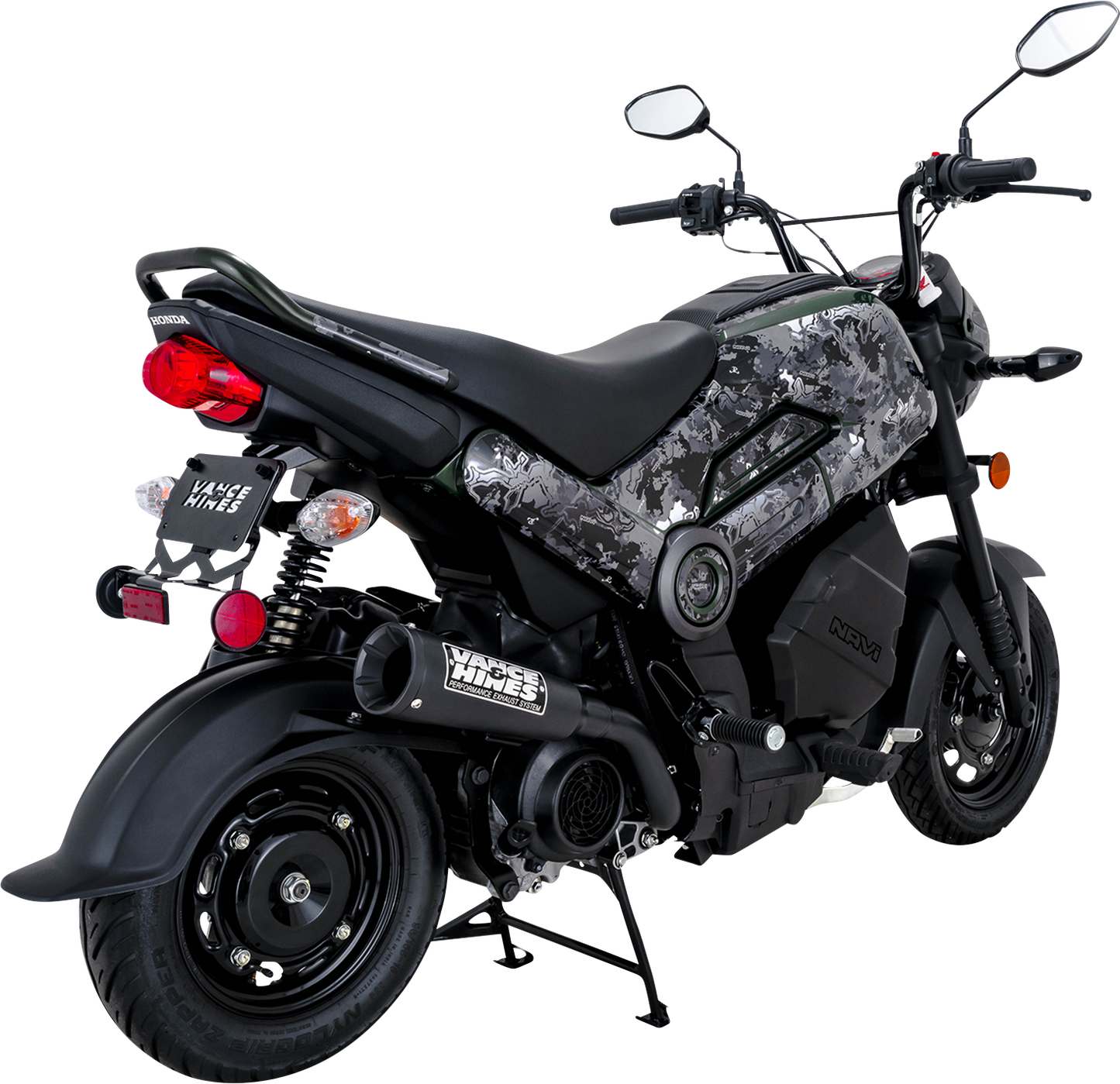 VANCE & HINES Upsweep Exhaust System - Black 48241