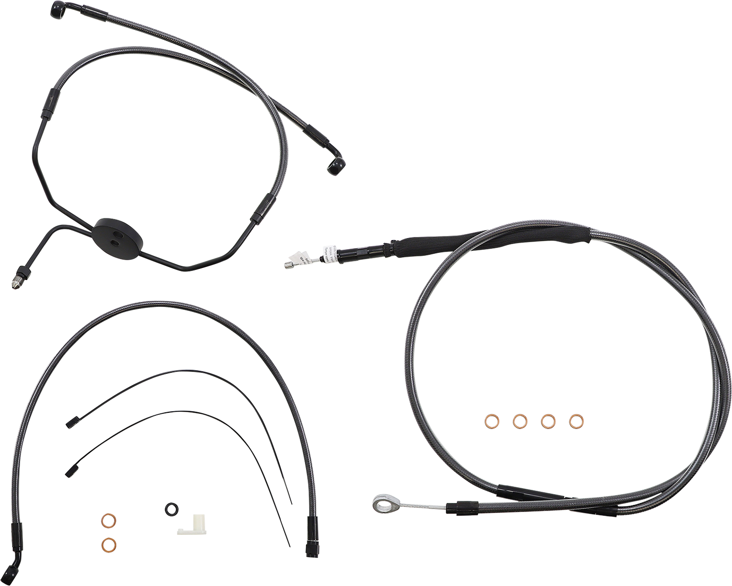 MAGNUM SHIELDING 1-1/4" Viking Handlebar Installation Kit - 10" - Black Pearl™ 48830-410