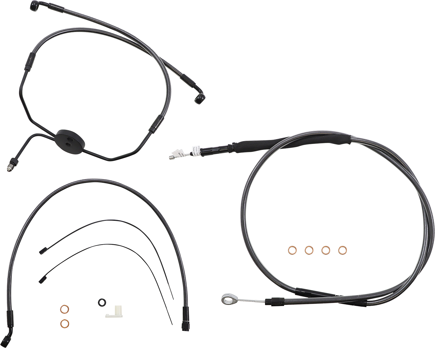 MAGNUM SHIELDING 1-1/4" Viking Handlebar Installation Kit - 10" - Black Pearl™ 48830-410