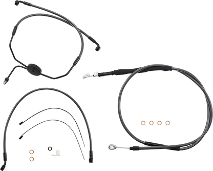 MAGNUM SHIELDING 1-1/4" Viking Handlebar Installation Kit - 10" - Black Pearl™ 48830-410