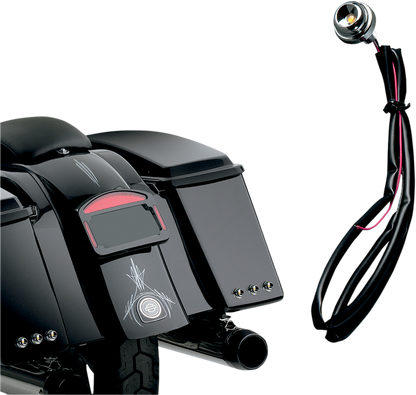 CYCLE VISIONS Lucifer Light - Chrome/Red CV-4540