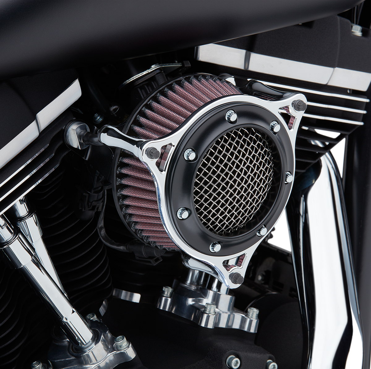 COBRA RPT Air Intake Kit - Black/Chrome 606-0102-05BCSB