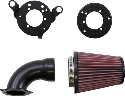 COBRA Cone Air Intake - Black - Twin Cam 606-0102-06B-SB
