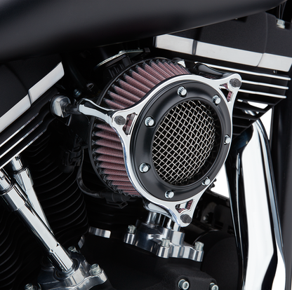 COBRA RPT Air Intake Kit - Chrome/Black 606-0104-05CBSB