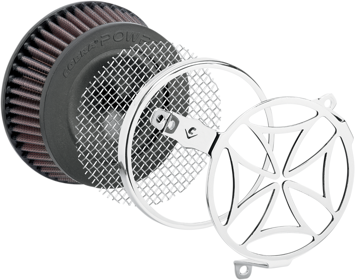COBRA Air Cleaner Kit - Chrome 606-0103-02-SB