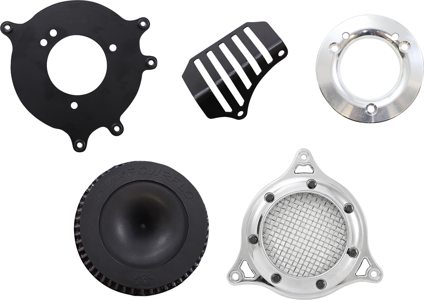 COBRA RPT Air Intake Kit - Black/Chrome 606-0103-05BCSB