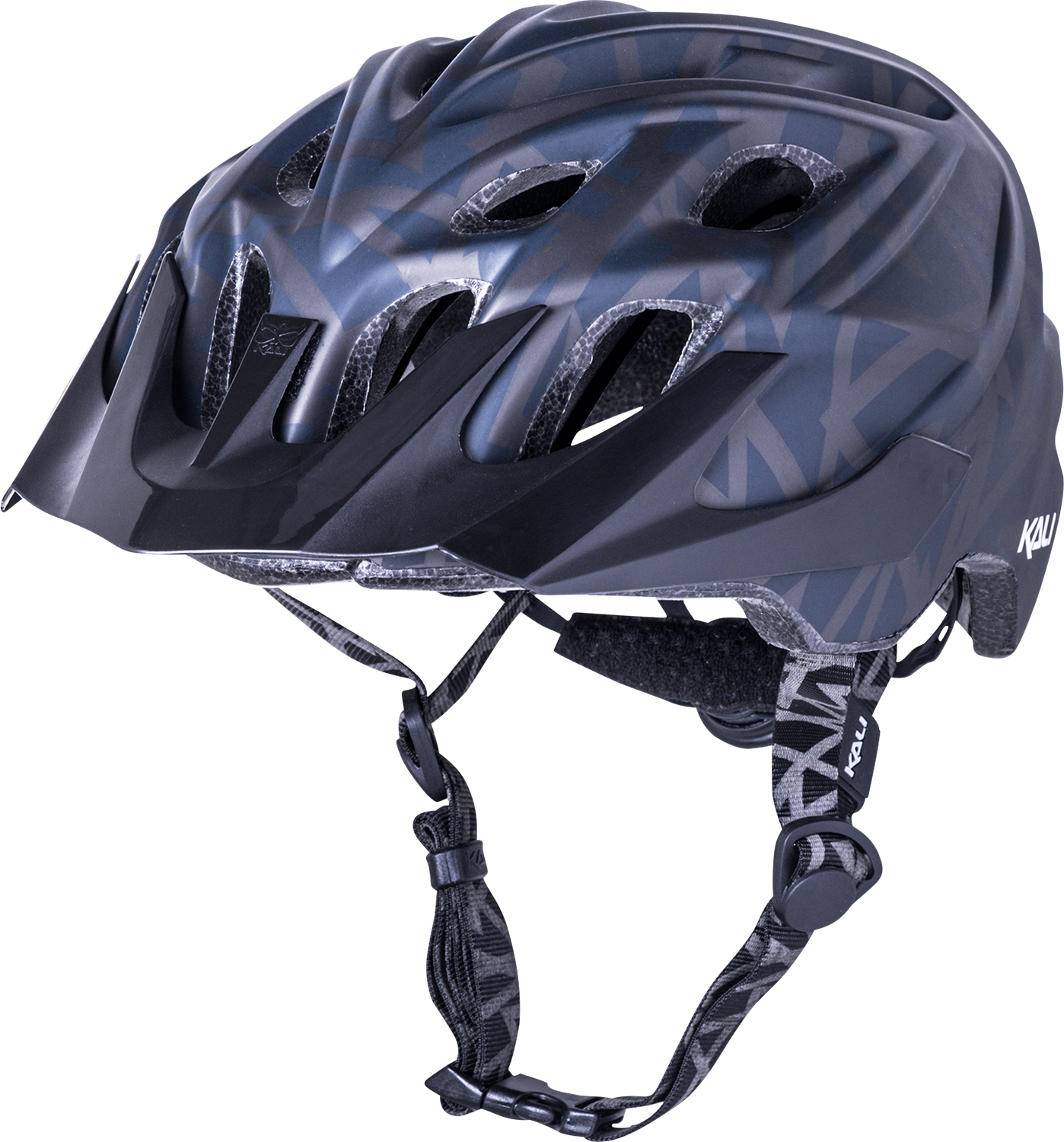 KALI Youth Chakra Plus Helmet - Pyramid - Matte Black 0221421112