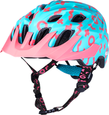 KALI Youth Chakra Plus Helmet - Zwiggles - Matte Seafoam/Salmon 0221421212
