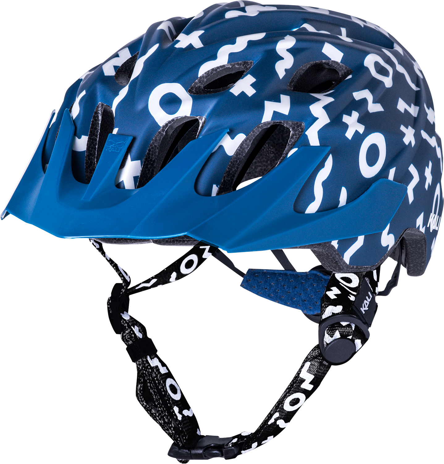 KALI Youth Chakra Plus Helmet - Zwiggles - Matte Teal/White 0221421222