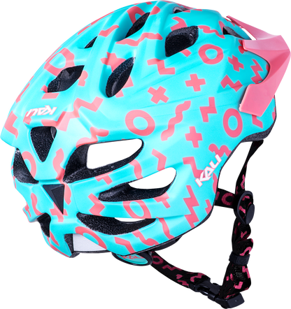 KALI Youth Chakra Plus Helmet - Zwiggles - Matte Seafoam/Salmon 0221421212