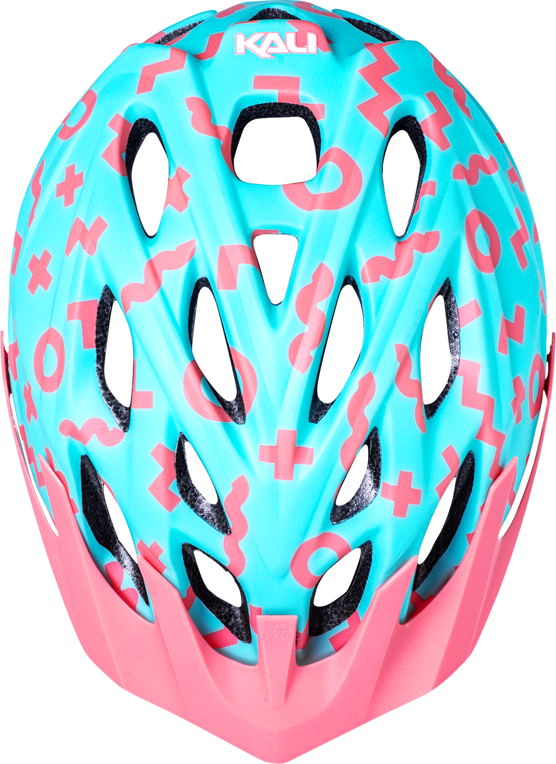 KALI Youth Chakra Plus Helmet - Zwiggles - Matte Seafoam/Salmon 0221421212