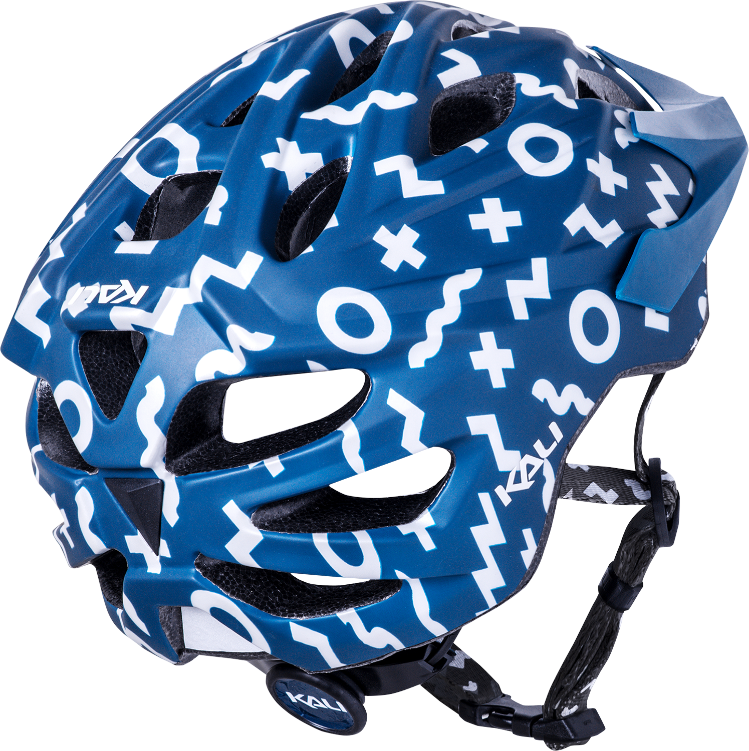 KALI Youth Chakra Plus Helmet - Zwiggles - Matte Teal/White 0221421222