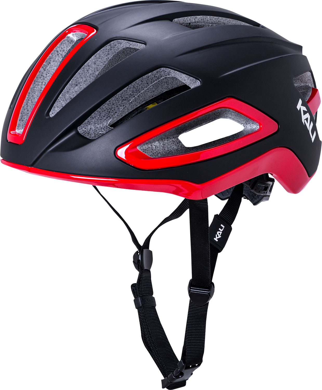 KALI Uno Helmet - Matte Black/Red - L/XL 0240921127