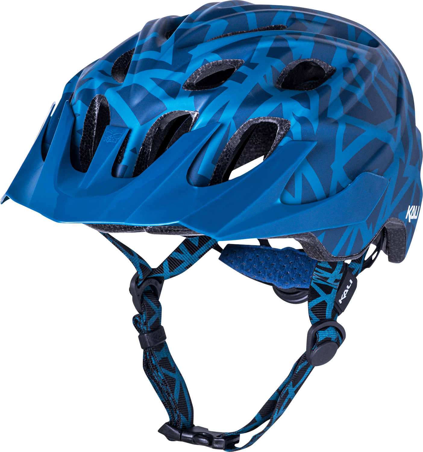 KALI Youth Chakra Plus Helmet - Pyramid - Matte Teal 0221421122