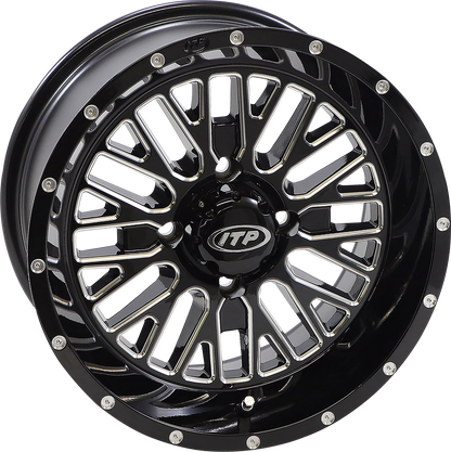 ITP Wheel - Momentum - Front/Rear - Black/Milled - 20x6.5 - 4/137 - 4+2.5 (+10 mm) 2022744731B