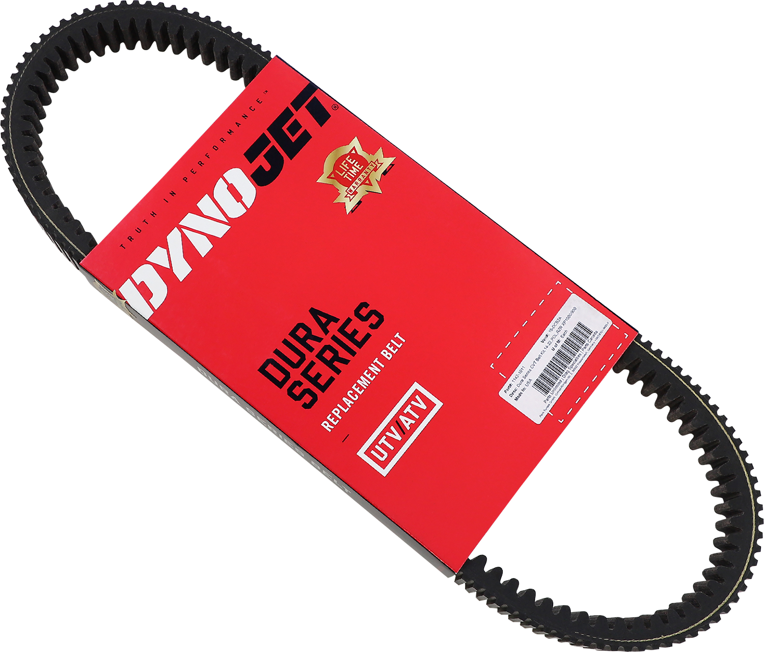 DYNOJET Drive Belt - Dura Series High Performance - Polaris General/RZR/Ranger 19-DCB2A