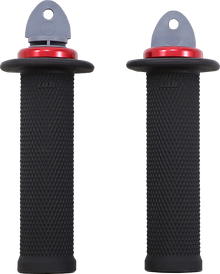 ODI Ruffian ATV/PWC Grips - Black/Red J33RFB-R