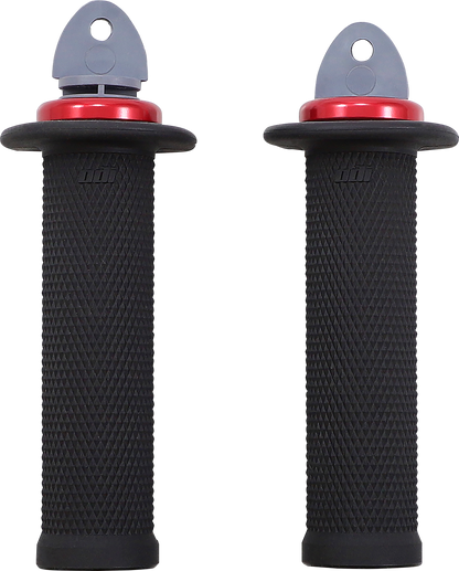 ODI Ruffian ATV/PWC Grips - Black/Red J33RFB-R