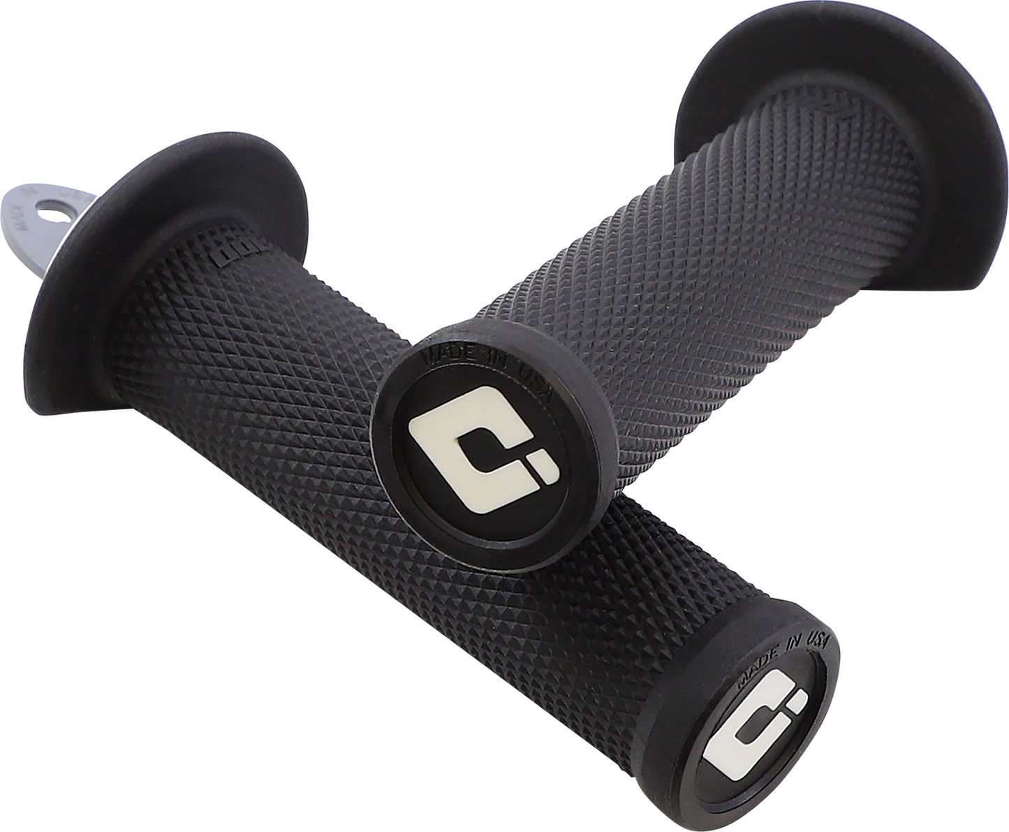 ODI Ruffian ATV/PWC Grips - Black/Silver J33RFB-S