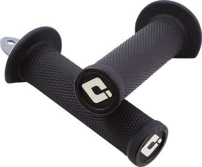 ODI Ruffian ATV/PWC Grips - Black/Silver J33RFB-S