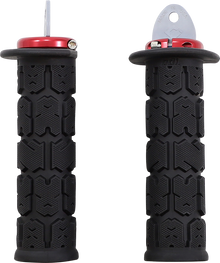 ODI Rogue ATV/PWC Grips - Black/Red J33RGB-R