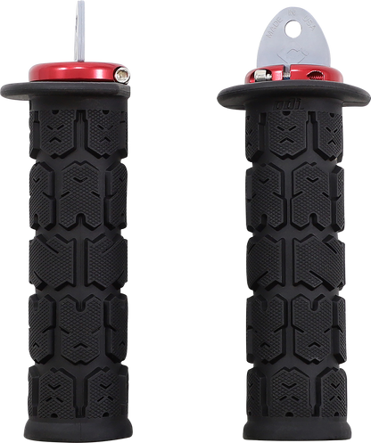 ODI Rogue ATV/PWC Grips - Black/Red J33RGB-R