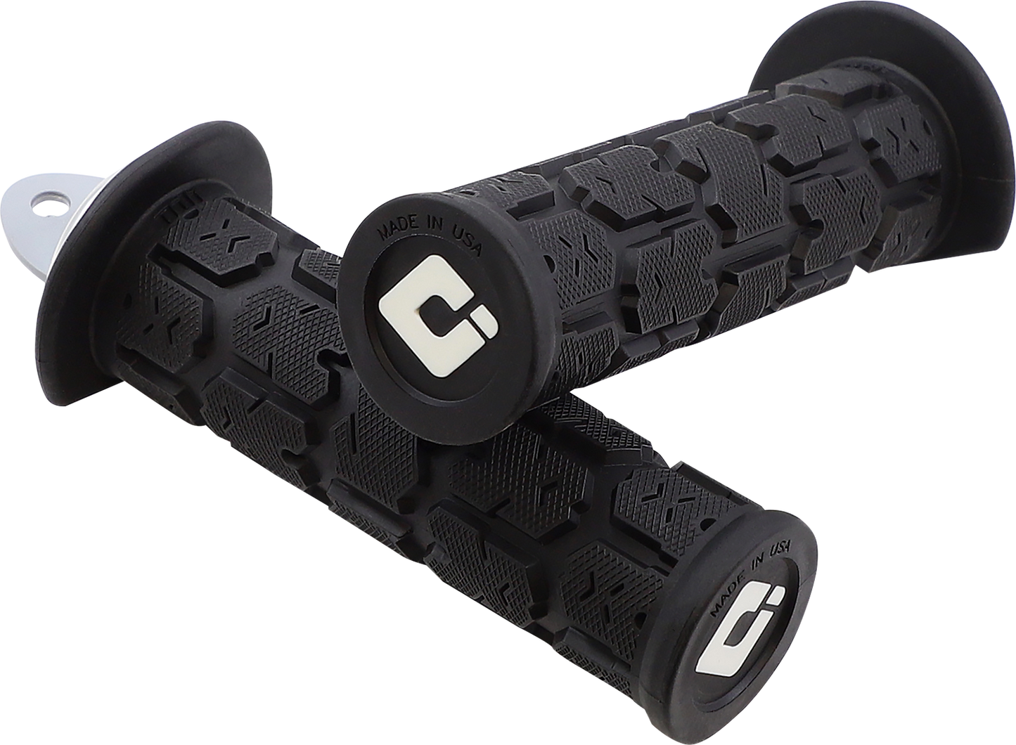 ODI Rogue ATV/PWC Grips - Black/Silver J33RGB-S
