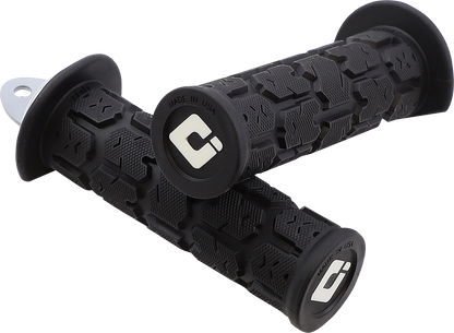 ODI Rogue ATV/PWC Grips - Black/Silver J33RGB-S