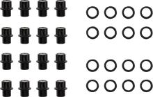 MOOSE OFFROAD Lug Nuts - Carbon Fiber Wheel - Steel - 12 mm x 1.25" - 16 Pack LNBOET12125ASKT